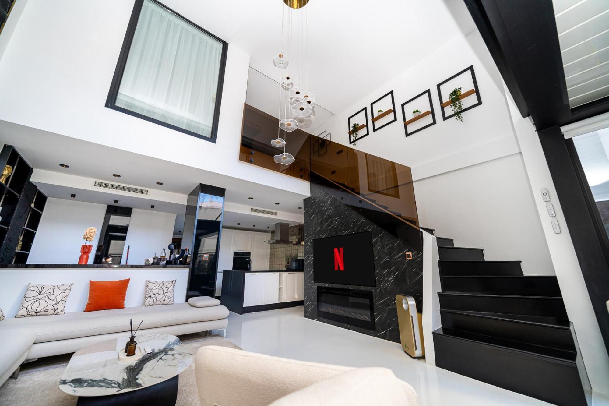 Ecrin Secret, Duplex Prestige, Proche Corniche & Medina, Piscine, Parking, Wifi, Iptv, Ac Tânger Exterior foto